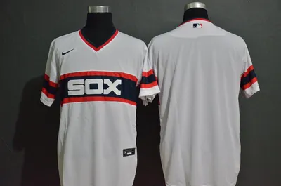Chicago White Sox Blank Pullover Throwback Limited Jersey - White