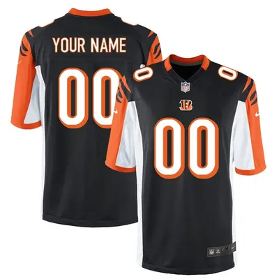 Cincinnati Bengals Customized Limited Jersey - Black
