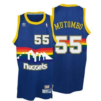 Denver Nuggets Dikembe Mutombo Throwback Jersey