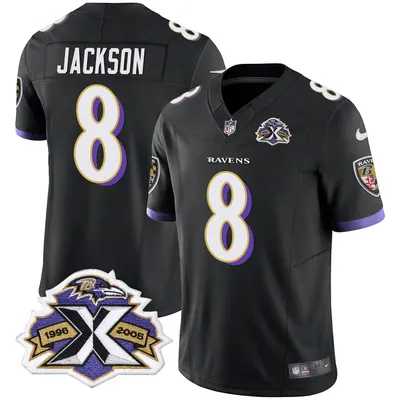 Ravens 2005 Throwback Black Limited Jersey