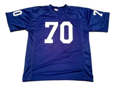 Sam Huff Custom Unsigned Blue Limited Jersey